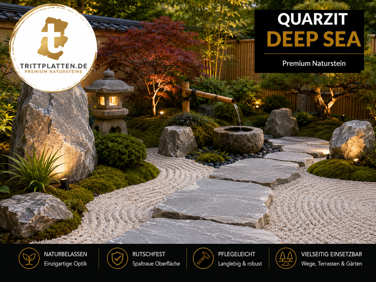 Step plates Quartzite Deep Sea